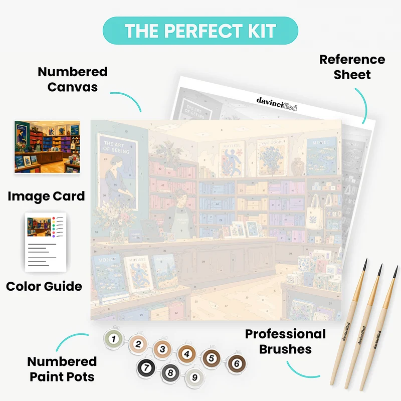Museum Gift Shop - Paint by Numbers Kit