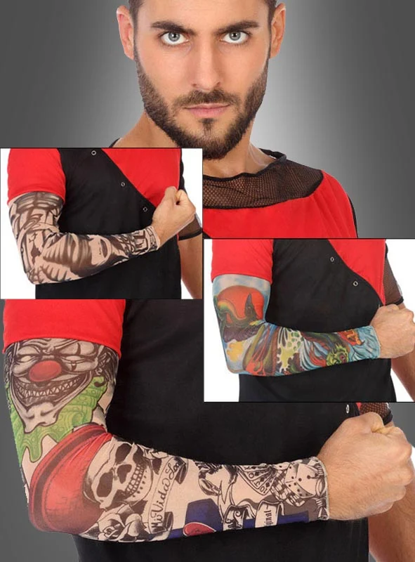 Eine Tattoo Fake Armstulpe