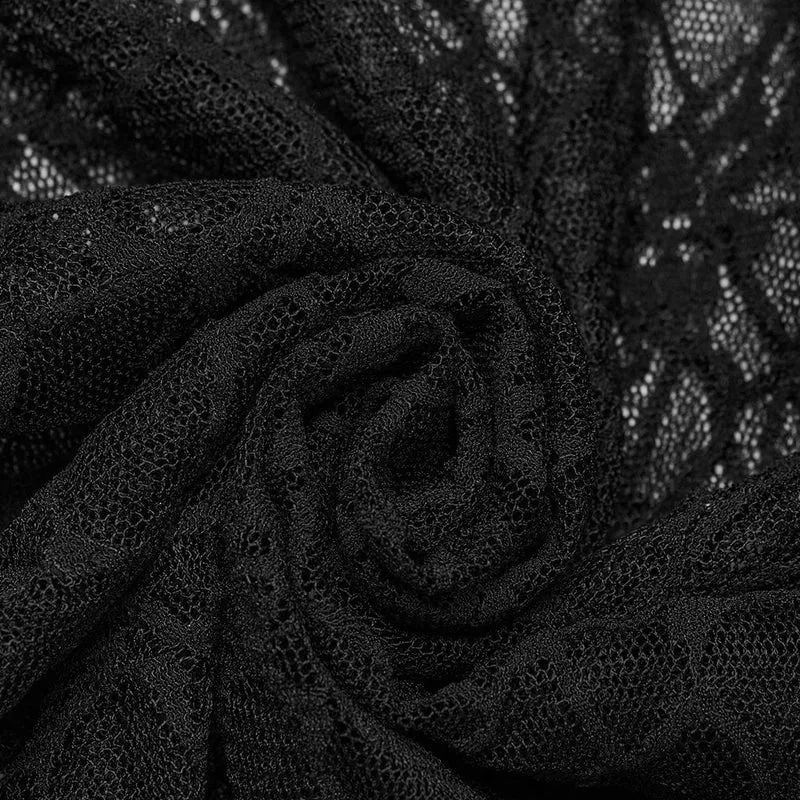 Gothic-Top mit Totenkopf-Motiv für Damen