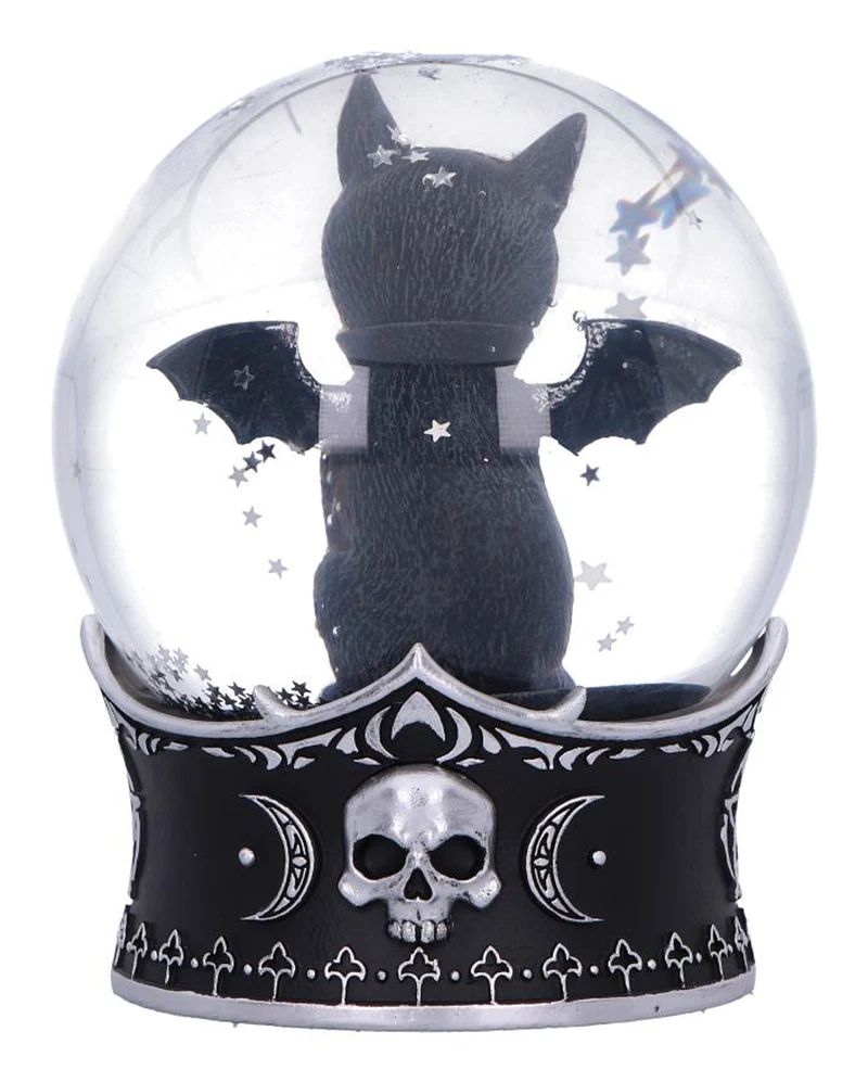 Malpuss Gothic-Schneekugel 13cm