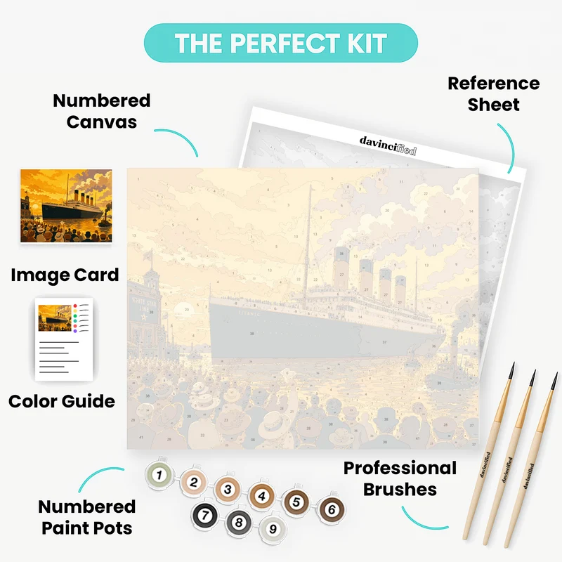 Grand Departure - Paint by Numbers Kit