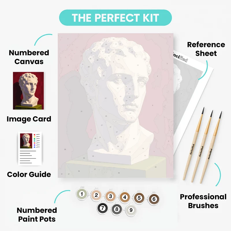 Classical Marble Bust - Paint by Numbers Kit