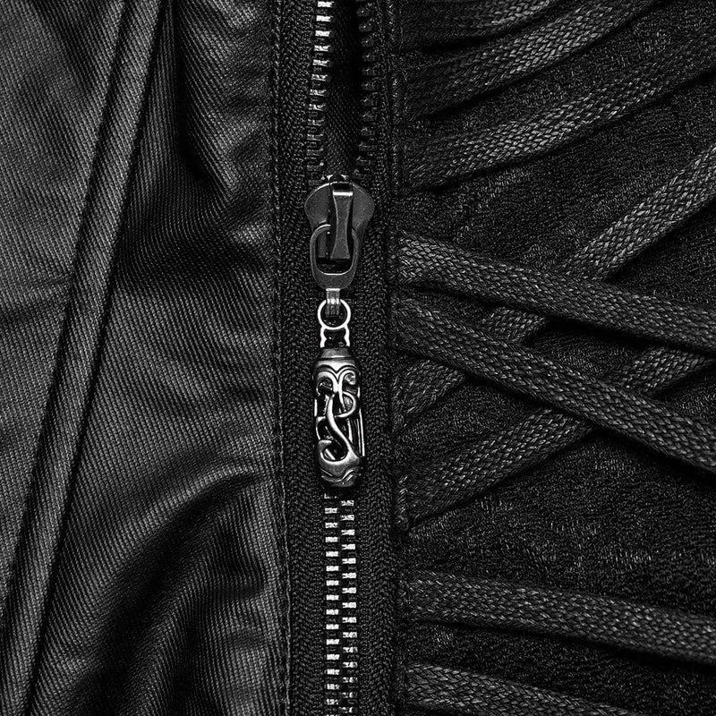 Damen Gothic Lace Splice Schnür-Unterbrustkorsett