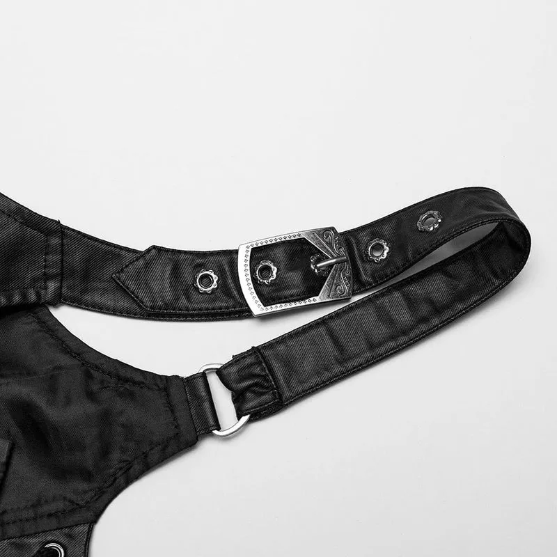 Damen Gothic Lace Splice Schnür-Unterbrustkorsett