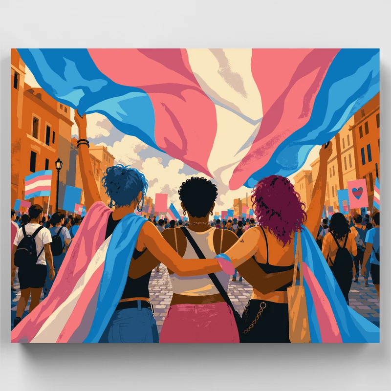 Pride March Together - Paint by Numbers Kit