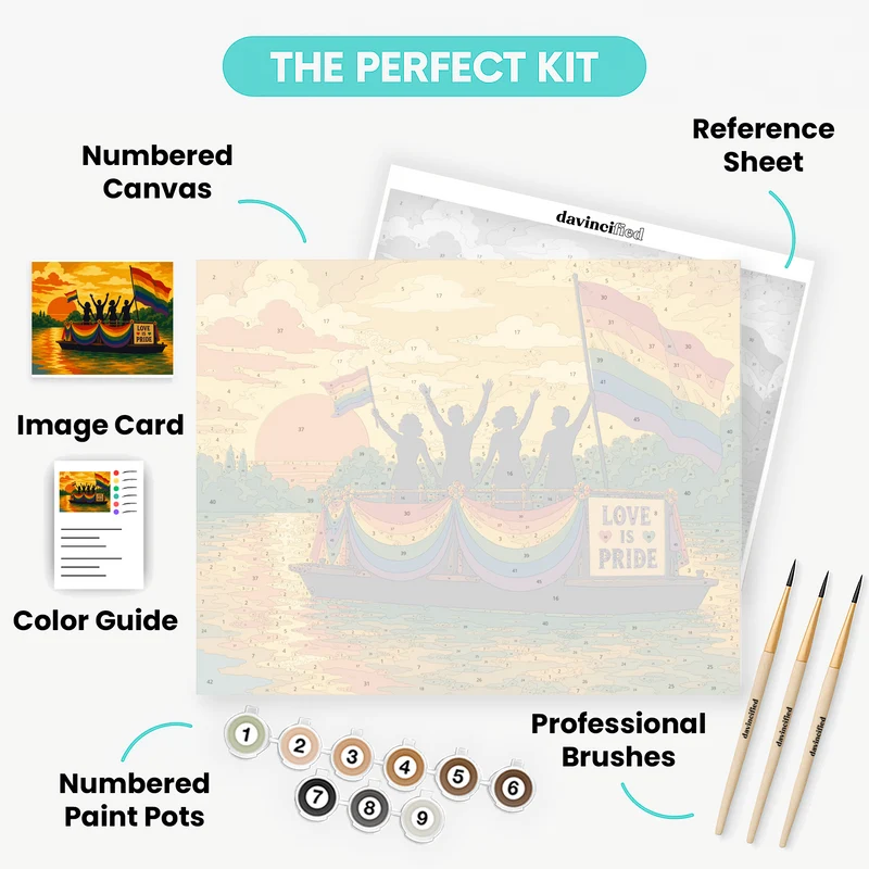 Love is Pride - Paint by Numbers Kit