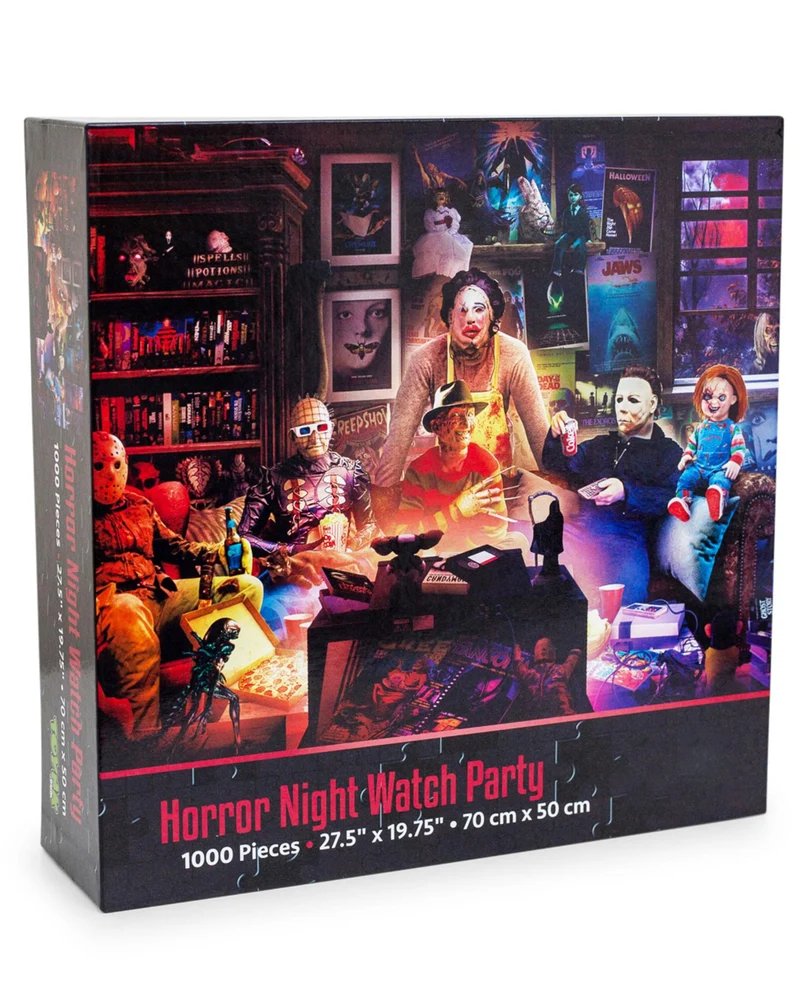 Horror Night Watch Party 1000 Teile Puzzle