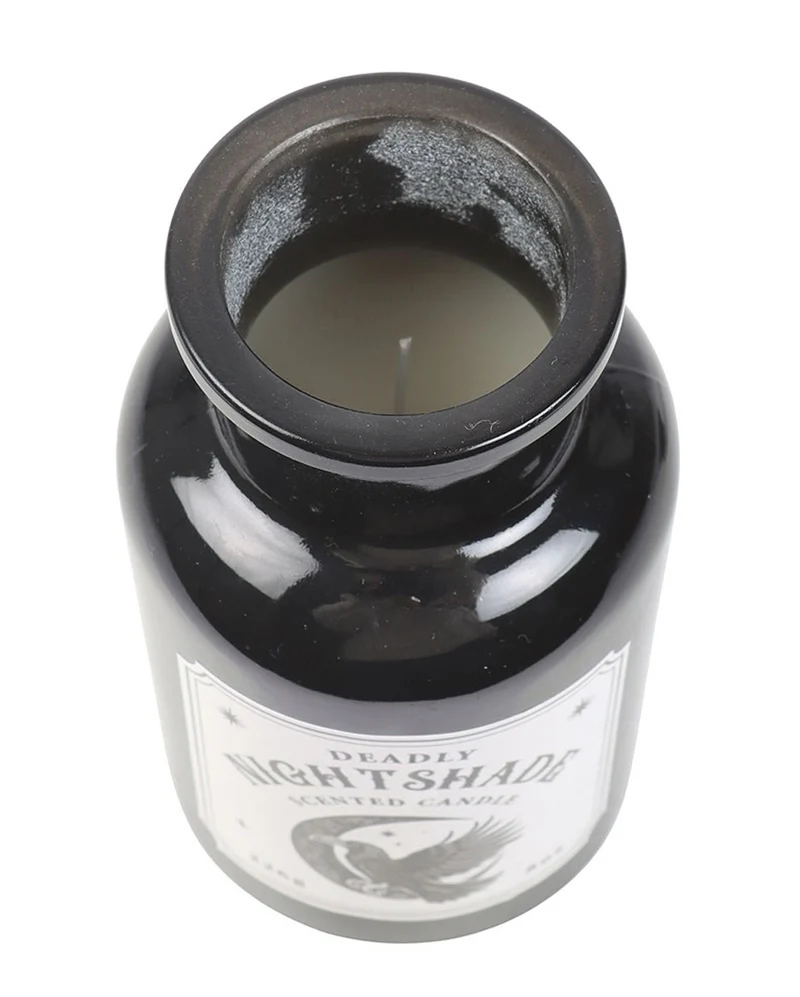 Mystic Raven Deadly Nightshade Apothecary Candle