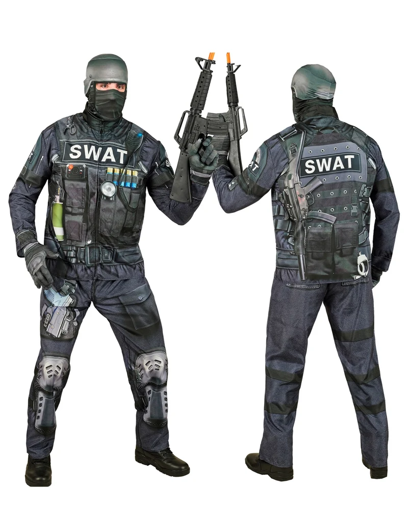 S.W.A.T. Sofortkostüm mit Maske