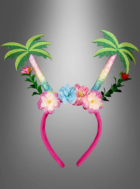Haarreif Südseetraum mit Blumen