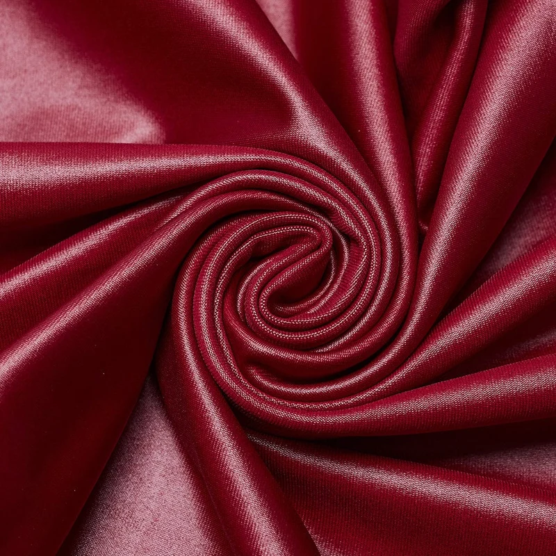 Damen Gothic Mesh Splice Tunnelzug Unterkleid Rot
