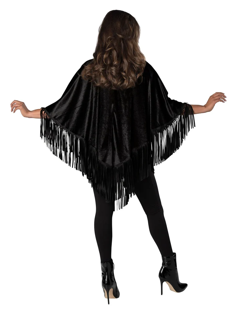 Scream Ghostface Poncho mit Fransen