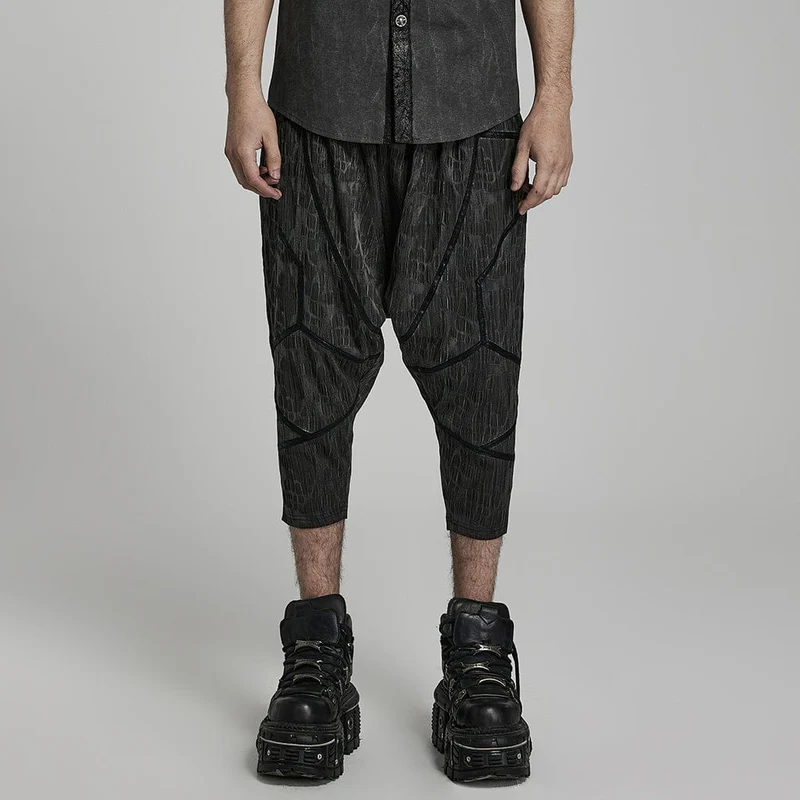 Baggy-Hose mit Punk-Streifen für Herren