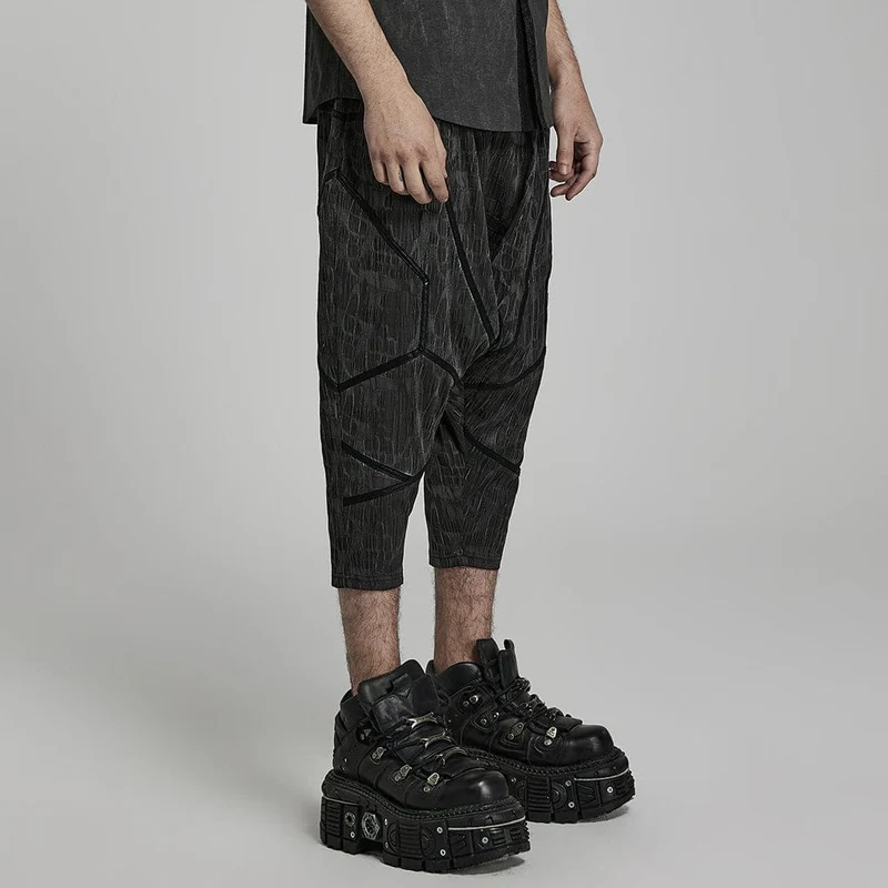 Baggy-Hose mit Punk-Streifen für Herren