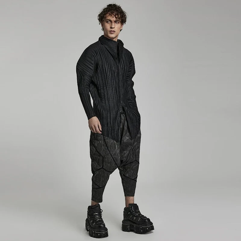 Baggy-Hose mit Punk-Streifen für Herren