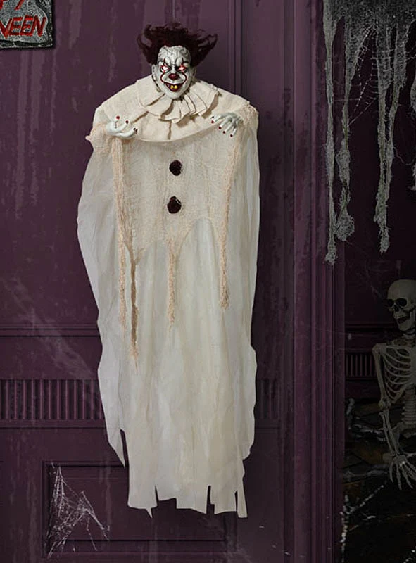 Böser Clown 130cm Halloween Hängedeko