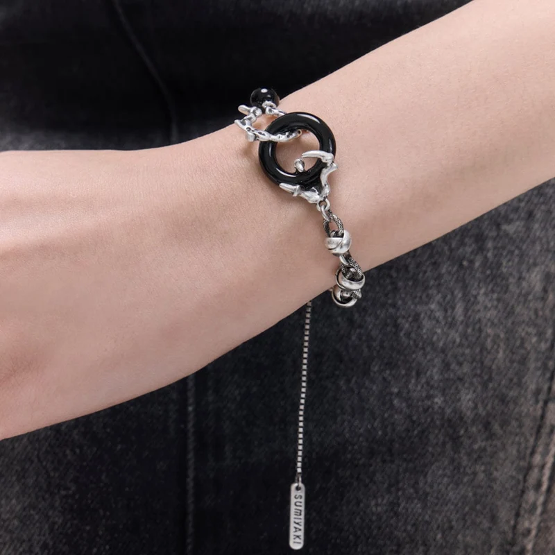 Damen Punk Dragon Claw Splice Armband
