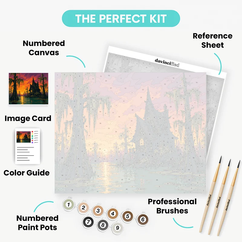 Bayou Witch Cottage - Paint by Numbers Kit