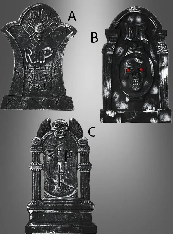 Grabstein Halloween verschiedenes Design