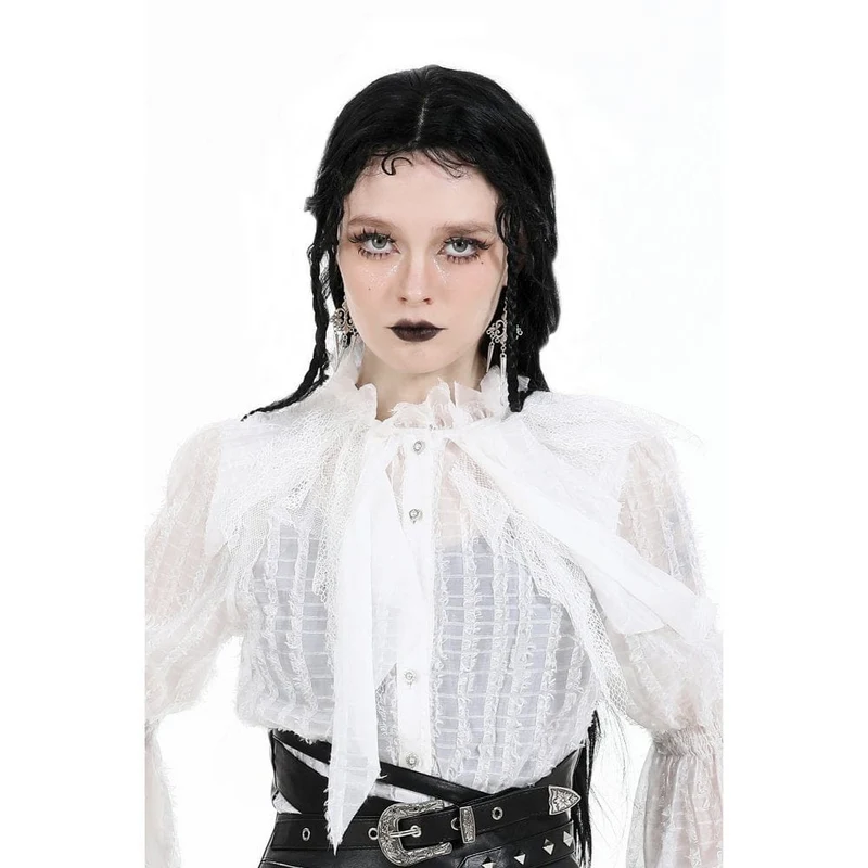 Damen-Ohrringe mit Gothic-Blumenmuster