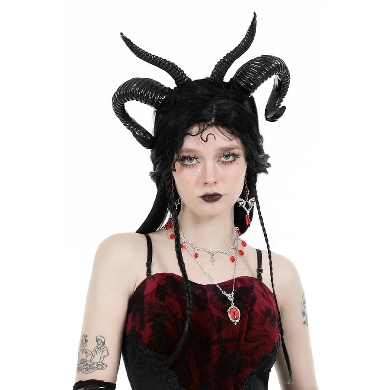 Gothic-Fledermaus-Rubin-Ohrringe für Damen
