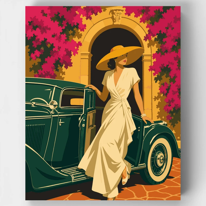 Glamour at the Gate - Paint by Numbers Kit