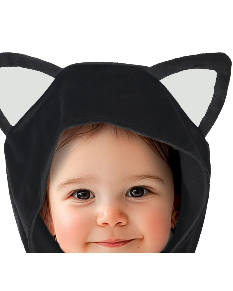 Knuffiger Katzenponcho für Babys 18-24 Monate