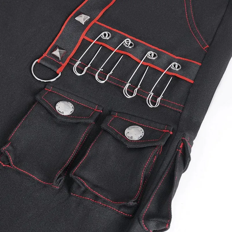 Gothic-Schlaghose mit Nieten für Herren