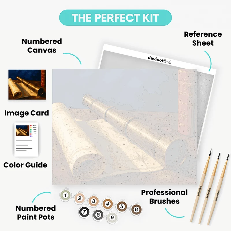 Explorer's Still Life - Paint by Numbers Kit