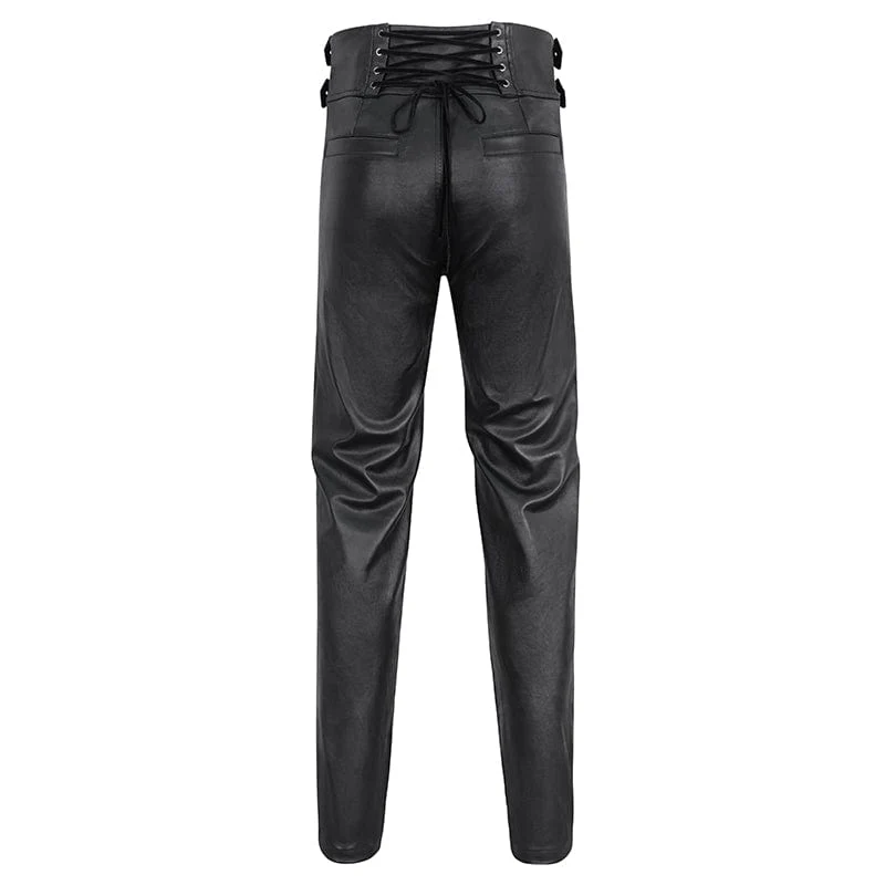 Gothic-Kettenhose mit hohem Bund für Herren