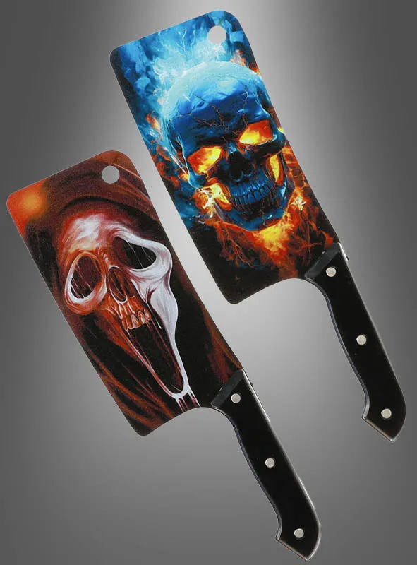 Halloween Beil Scream oder Totenkopf