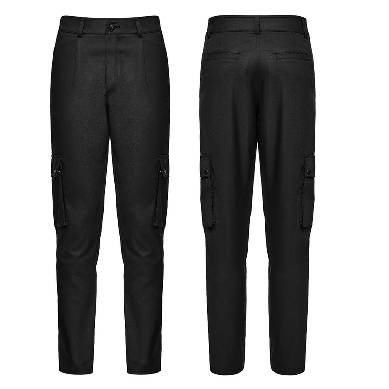 Punk-Skull-Hose mit großen Taschen für Herren