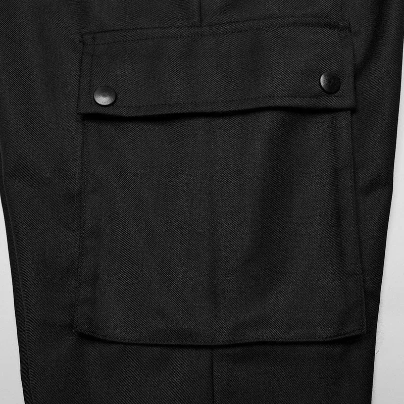 Punk-Skull-Hose mit großen Taschen für Herren