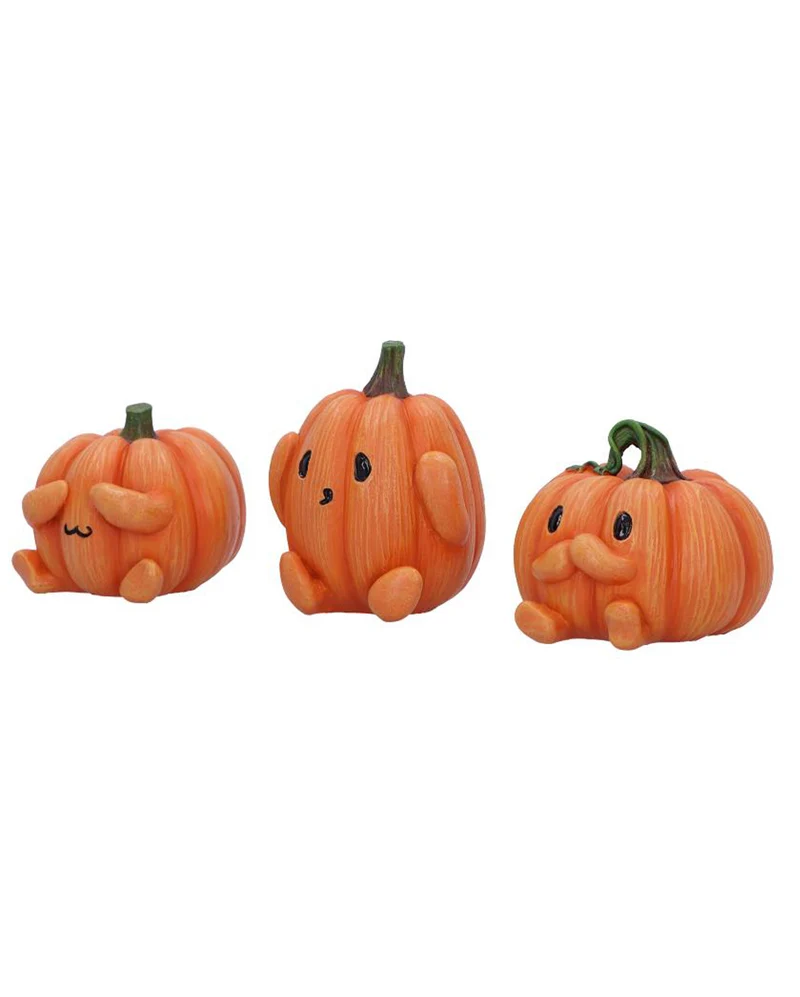 Three Wise Pumpkins