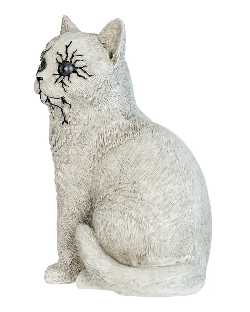 Weiße Geister Katze 23cm