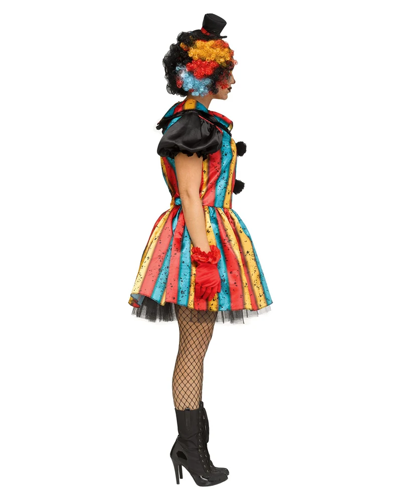 Carny Horrorclown Damenkostüm