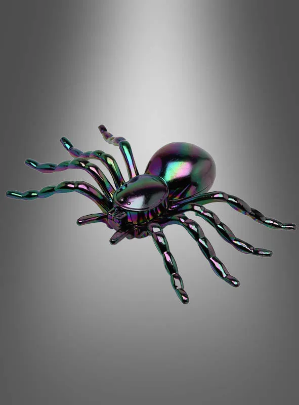 Schillernde Deko Spinne 17cm