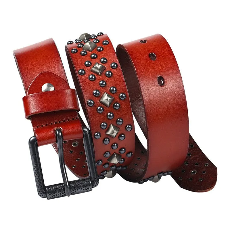 Gothic-Nietengürtel für Herren