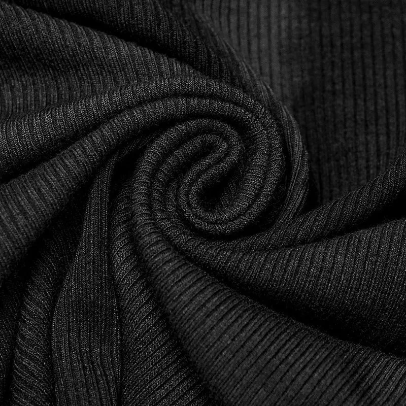 Damen-Bustier mit Punk-Schnalle und Ösen