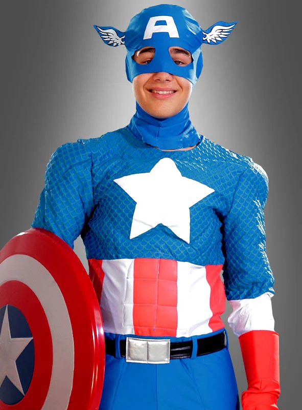 Captain America Kostüm Deluxe 2. Wahl