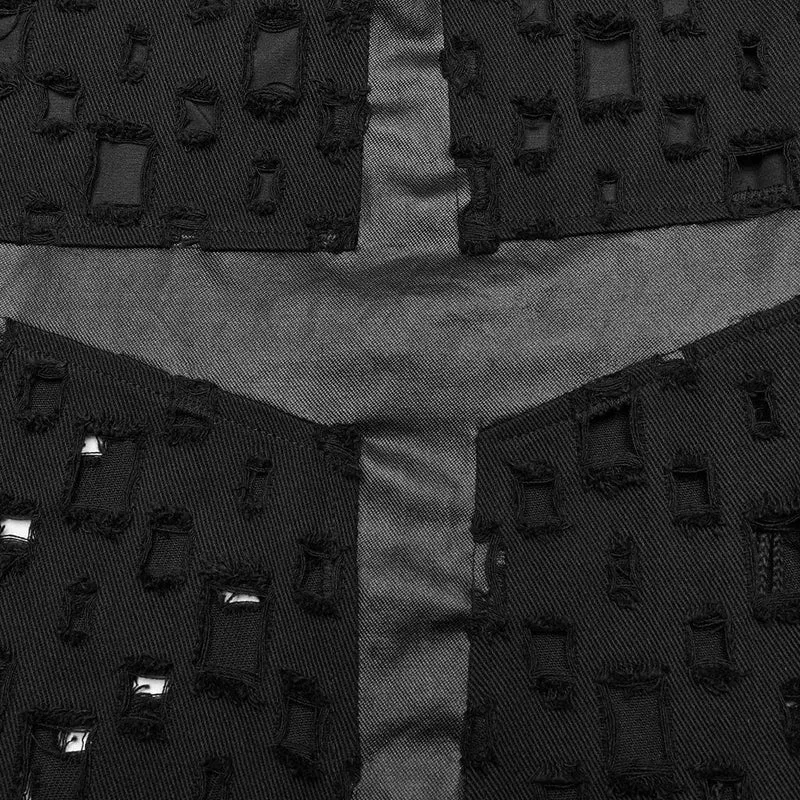Langer Punk-Rock mit Schnürung und Schnürung für Damen
