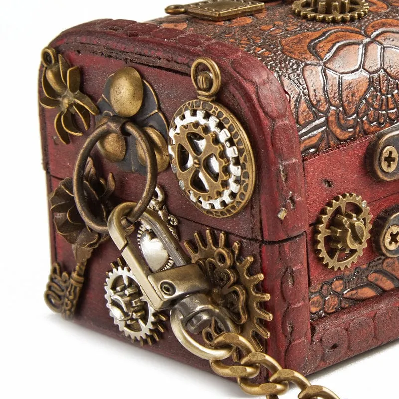 Unisex Steampunk Gear Woody Tasche