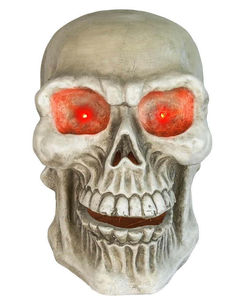 Riesiger Totenkopf mit LED Augen 60cm