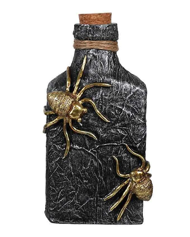 Spooky Spinnen Gift Dekoflasche