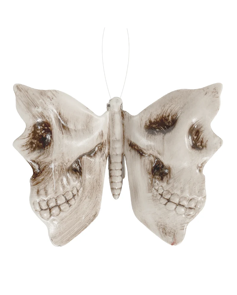 Skull Schmetterling Deko-Clips 3 St.