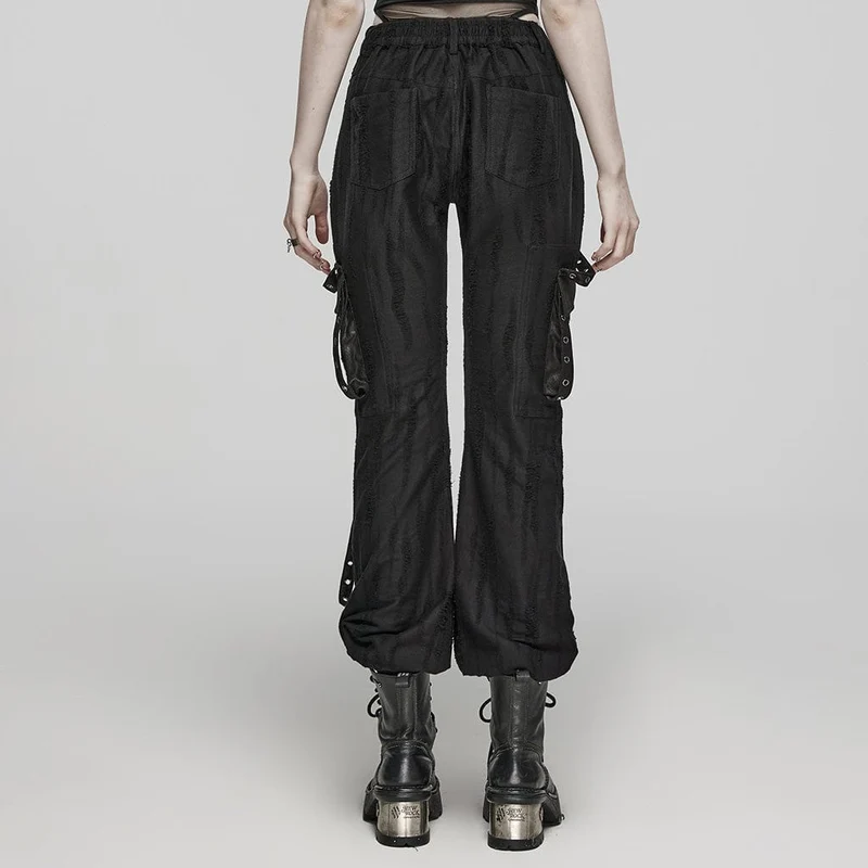 Lose Punk-Hose mit Ösentasche für Damen