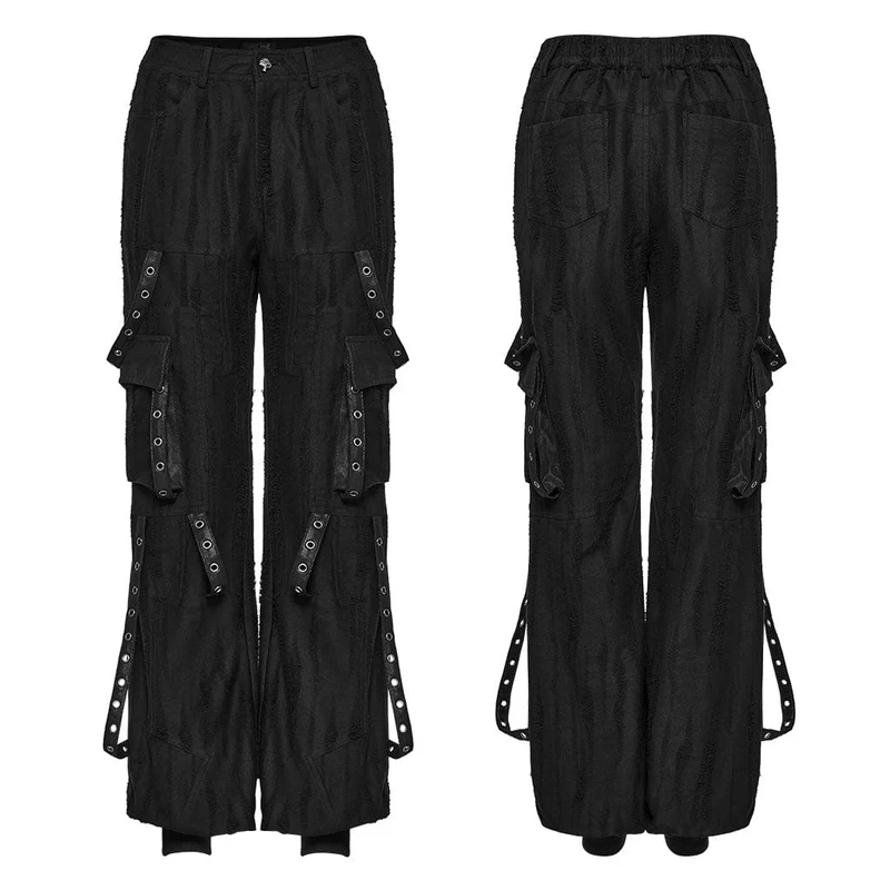 Lose Punk-Hose mit Ösentasche für Damen