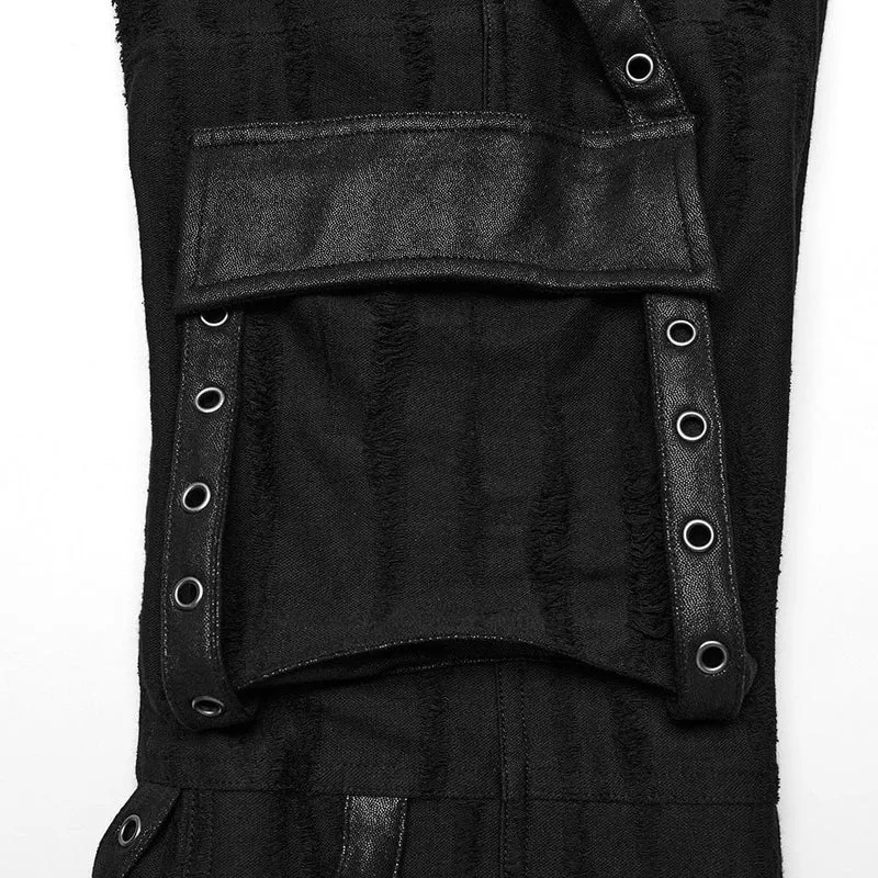 Lose Punk-Hose mit Ösentasche für Damen