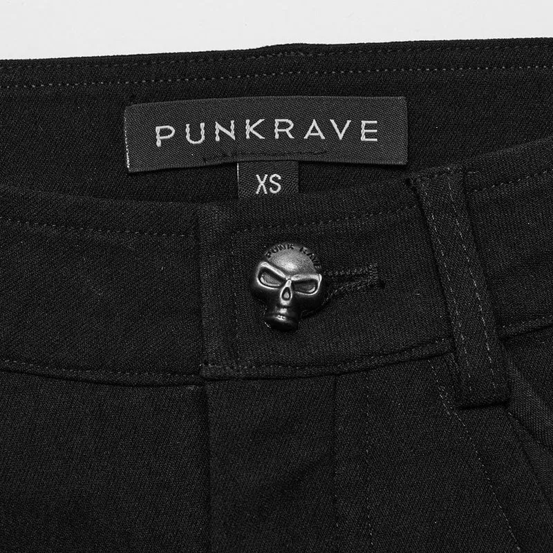 Damen-Hose mit Punk-Mesh-Schnalle und Spaghettiträgern