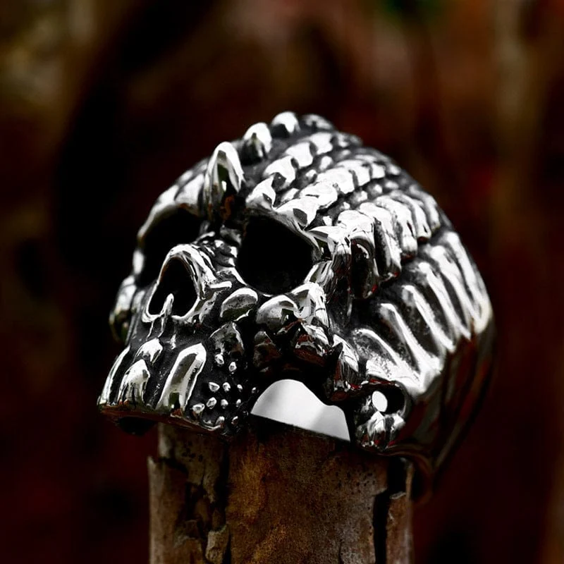 Punk-Skelett-Ring für Herren